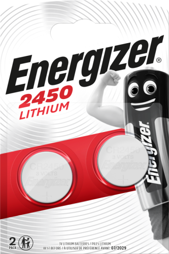 Energizer Lithium Miniature CR2450 2 pack