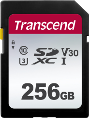 Transcend Silver 300S SDXC UHS-I U3 (V30) R100/W40 256GB