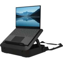 Stojan Fellowes BREYTA 2v1, pre notebook, 5 pozícií, čierny
