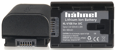 Hähnel HL-V108, JVC BN-VG108, 920mAh, 3,6V 3,3Wh