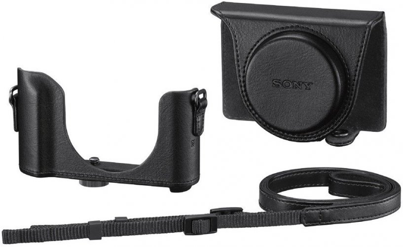 Sony LCJ-HWAB Schutzhülle für DSC-HX90V/DSC-WX500 (Schwarz)
