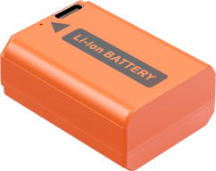 SmallRig 4965 NP-FW50 USB-C Rechargeable Camera Battery Orange