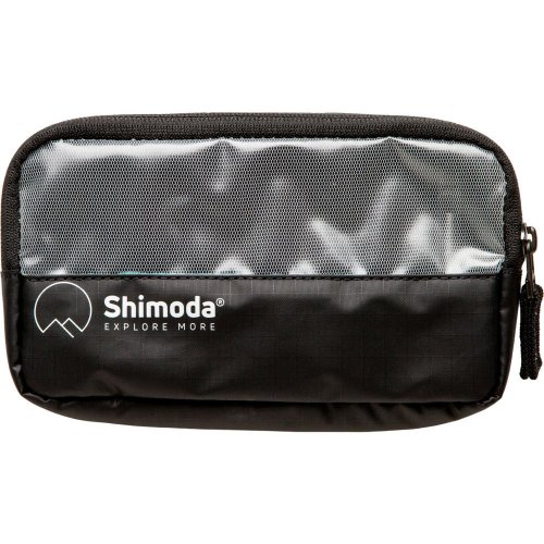 Shimoda Accessory Pouch | Zubehörtasche | Größe 18 × 10 × 3 cm | Hintere Gürtelbefestigung | Schwarz