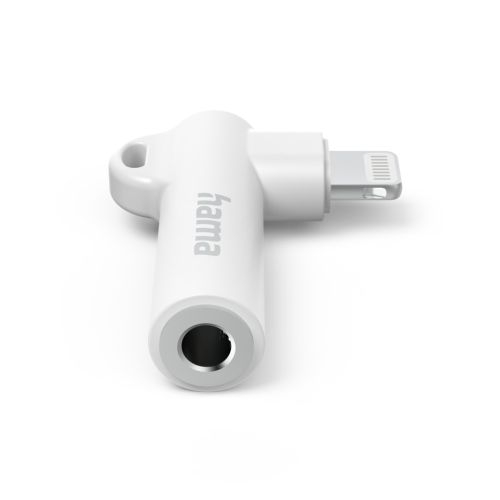 Hama MFi audio adaptér Lightning na jack 3,5 mm pro Apple, aktivní, kompaktní