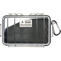 Peli™ Case 1040 MicroCase with Transparent Lid (Black)