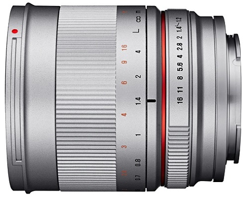 Samyang 50mm f/1.2 ED AS UMC CS Objektiv für Canon M Silber