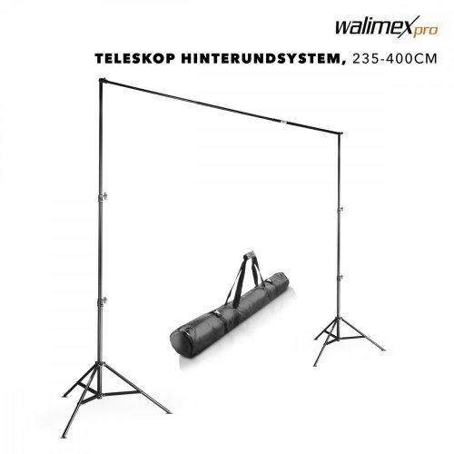Walimex pro TELESKOP Hintergrundsystem 225-400cm