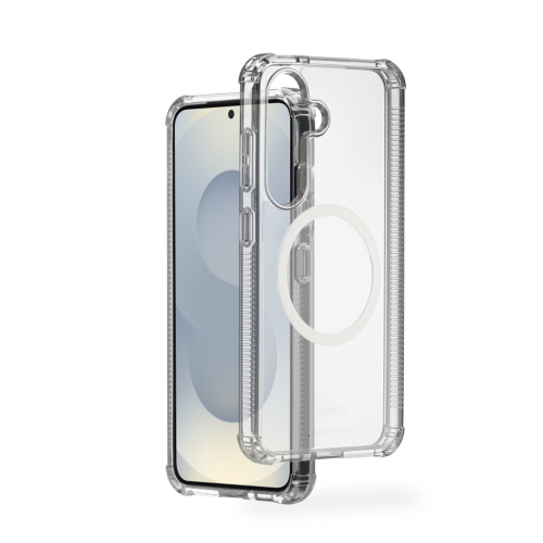 Hama Extreme Protect, kryt pro Samsung Galaxy S25+, magnetický, D3O®, nežloutnoucí, průhledný