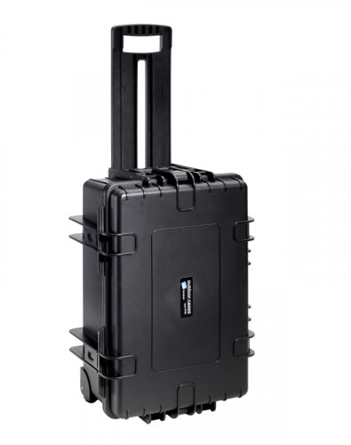 B&W Outdoor Case 6700, prázdný kufr černý