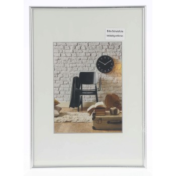 Hama rámček plastový SEVILLA, strieborná, 29,7x42 cm (formát A3), plastové sklo Hama rámček plastový SEVILLA, strieborná, 29,7x42 cm (formát A3), plastové sklo