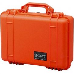Peli™ Case 1500 Suitcase with Foam (Orange)