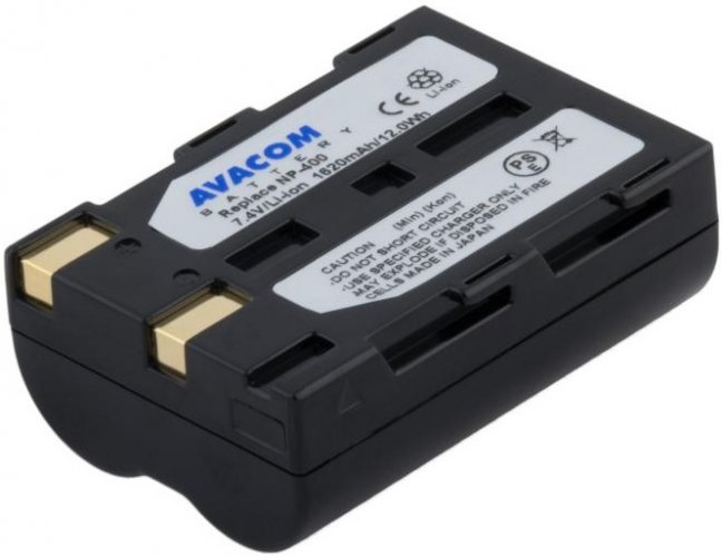 Avacom ekvivalent Minolta NP-400, Pentax Li-50, Samsung SLB-1674