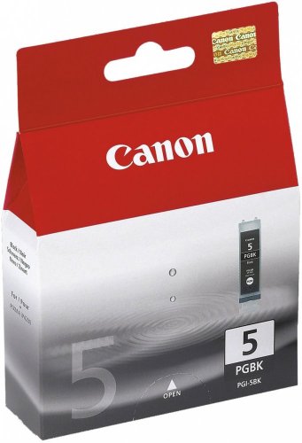 Canon cartridge PGI-5Bk Black, blistr s ochranou (PGI5BK)