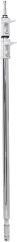 Kupo CT-30M-Tube Prodloužení Tyče - Stříbrná
