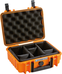 B&W Outdoor Cases BW Outdoor Cases Type 1000 / Orange (divider system)