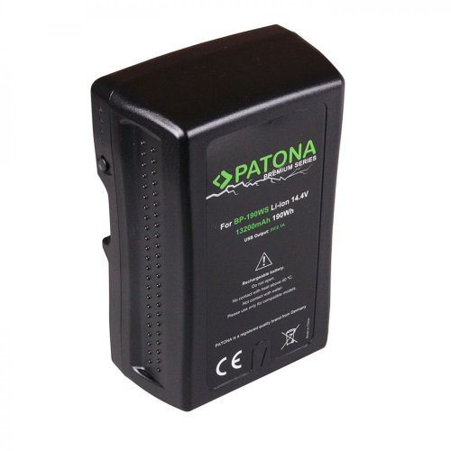 Patona V-Mount Battery for Sony BP-190WS, 13200mAh, 14.4V