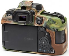 easyCover Silikon Schutzhülle f. Canon EOS 90D Camouflage