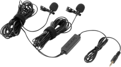 Saramonic LavMic 2m Dual Wired Lavalier Microphone