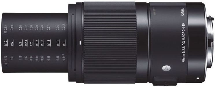 Sigma 70mm f/2.8 DG Macro Art Objektiv für Nikon F