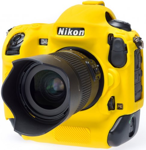 easyCover Silikon Schutzhülle f. Nikon D4s Gelb
