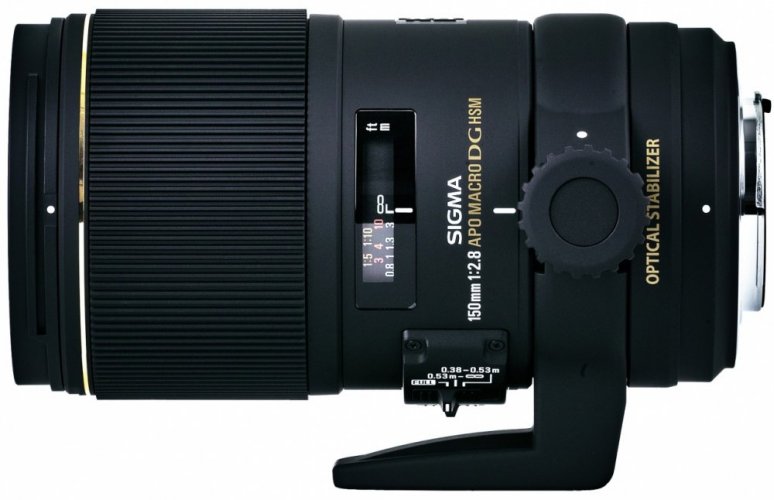 Sigma 150mm f/2.8 EX DG OS Macro HSM Objektiv für Nikon F