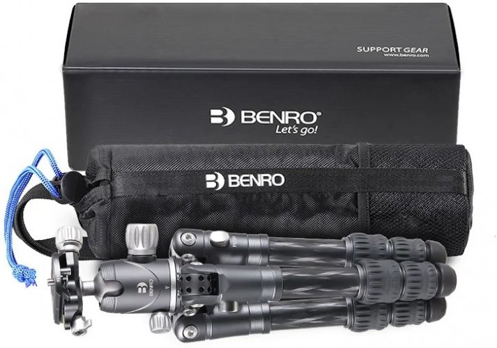 Benro Bat 03C Zero Series Carbon Fiber Tripod with VX20 Ball Head