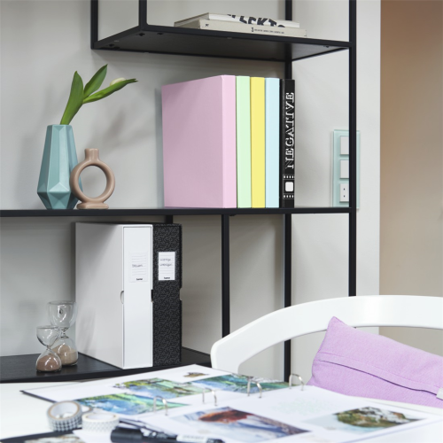 Hama NEGATIVE 4 kroužkový pořadač, šířka hřbetu 39 mm, černý