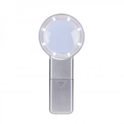 Eyelead LED Magnifying Glass 5X 8 LED, Size M