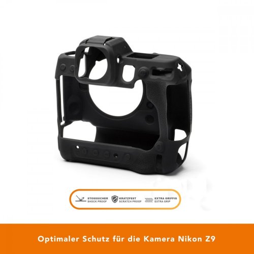 easyCover Silikon Schutzhülle für Nikon Z9 Schwarz