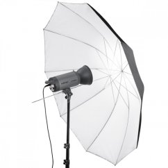 Walimex 2v1 odrazný & změkčující deštník 150cm bílý