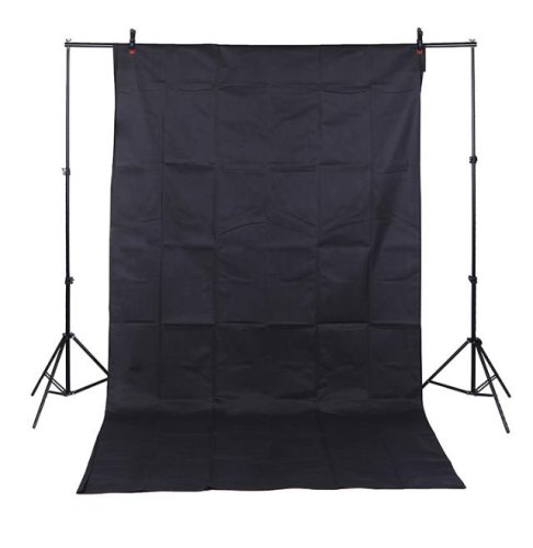 Elementrix fotopozadí černé PP 1,6x2,5m, složené (P25C-SL)
