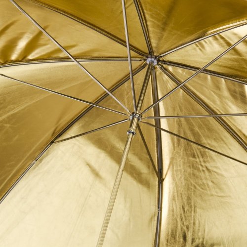 Walimex odrazný dáždnik 109cm 2-vrstvový čierny/zlatý