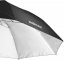 Walimex pro Mini odrazný deštník 91cm černý/stříbrný