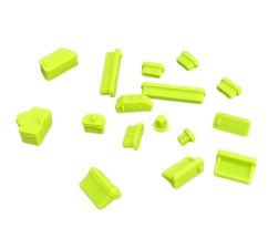 Silikonové zástrčky pro 16x konektor pro notebook zelené (KRUSB2)