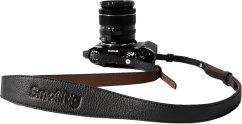 SmallRig 5208 Universal Leather Camera Shoulder Strap Black
