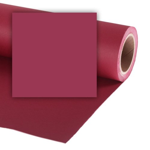 Colorama 2,72 x 11 m, jednobarevné papírové pozadí, Crimson