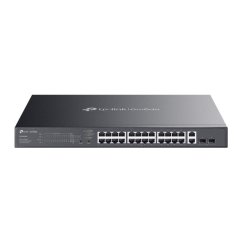 Switch TP-Link ES228GMP 2x GLan, 24x GLan s PoE+, 2x SPF, 384W, 19", Omáda SDN