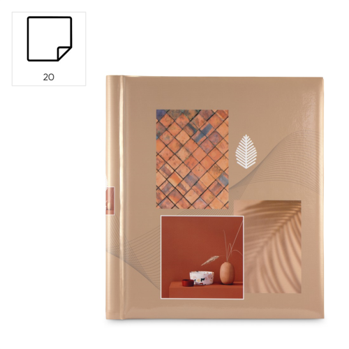 Hama samolepicí album SINGO II Terracotta 28x31 cm, 20 stran