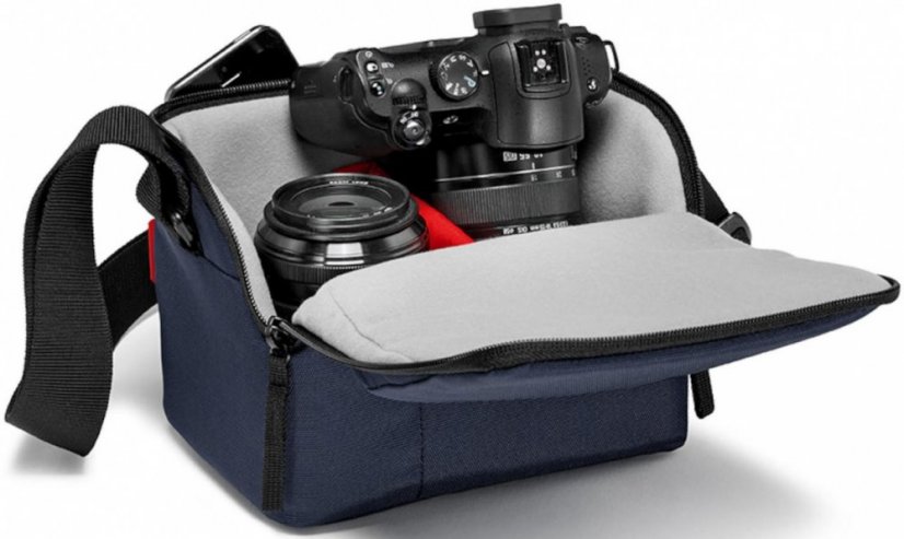 Manfrotto NX Camera Shoulder Bag I modrá pre CSC