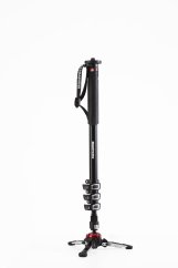 Manfrotto XPRO hliníkový 4 sekční videomonopod s FLUIDTECH základnou