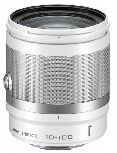 Nikon 1 Nikkor VR 10-100mm f/4-5.6 White Lens
