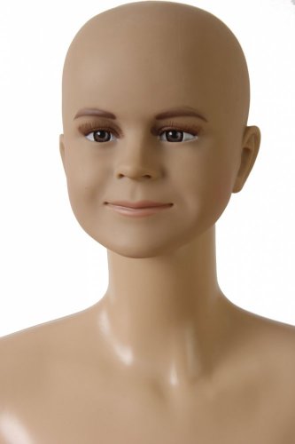 forDSLR child figurine "Girl", white skin color, height 140 cm