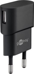 Adaptér 230V na USB max.1A, čierny