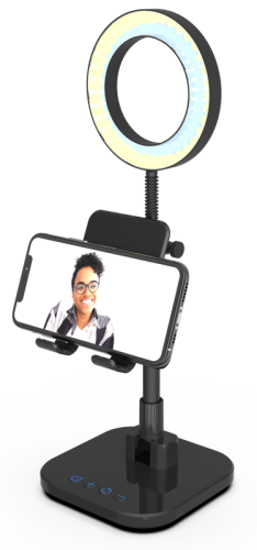 Digipower Success Phone Holder with 6" ring light