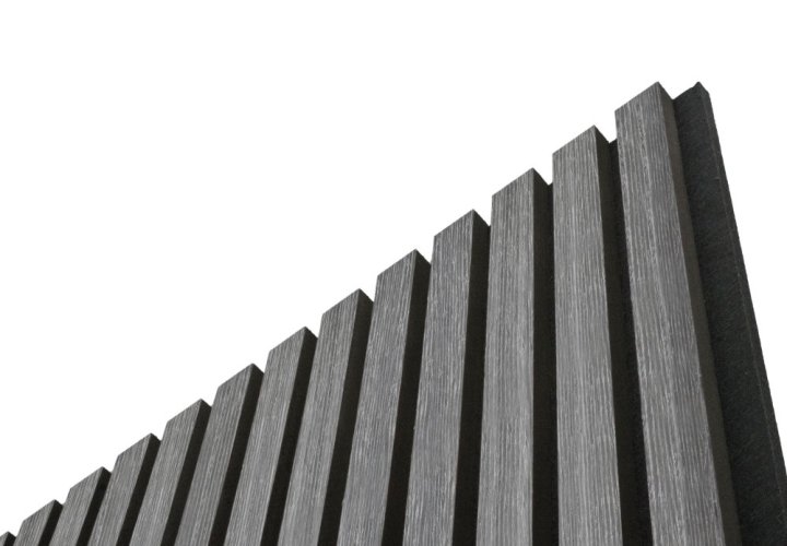 Akustický panel G21 270x60,5x2,1 cm, tmavo šedý dub