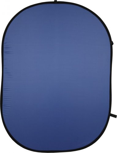 Walimex 3er Pack Falthintergrund 150x200cm Schwarz/Weiß/Blau