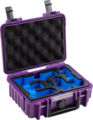 B&W Outdoor Cases B&W Cases Type 500 for DJI Osmo Pocket 3 Creator Combo, Purple