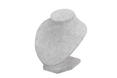 Stojan, stojánek, dekolt na šperky výška 15cm samet (A08SM)
