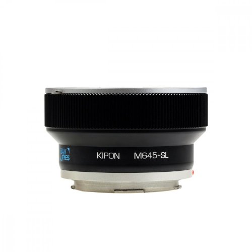 Kipon Baveyes adaptér z Mamyia 645 objektívu na Leica SL telo (0,7x)