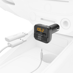 Vysílač Hama FM s AUX-IN a USB-IN
